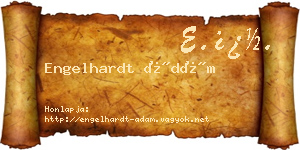 Engelhardt Ádám névjegykártya
